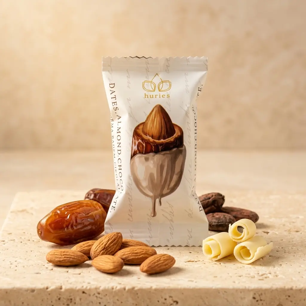 Almond & White Chocolate Dates