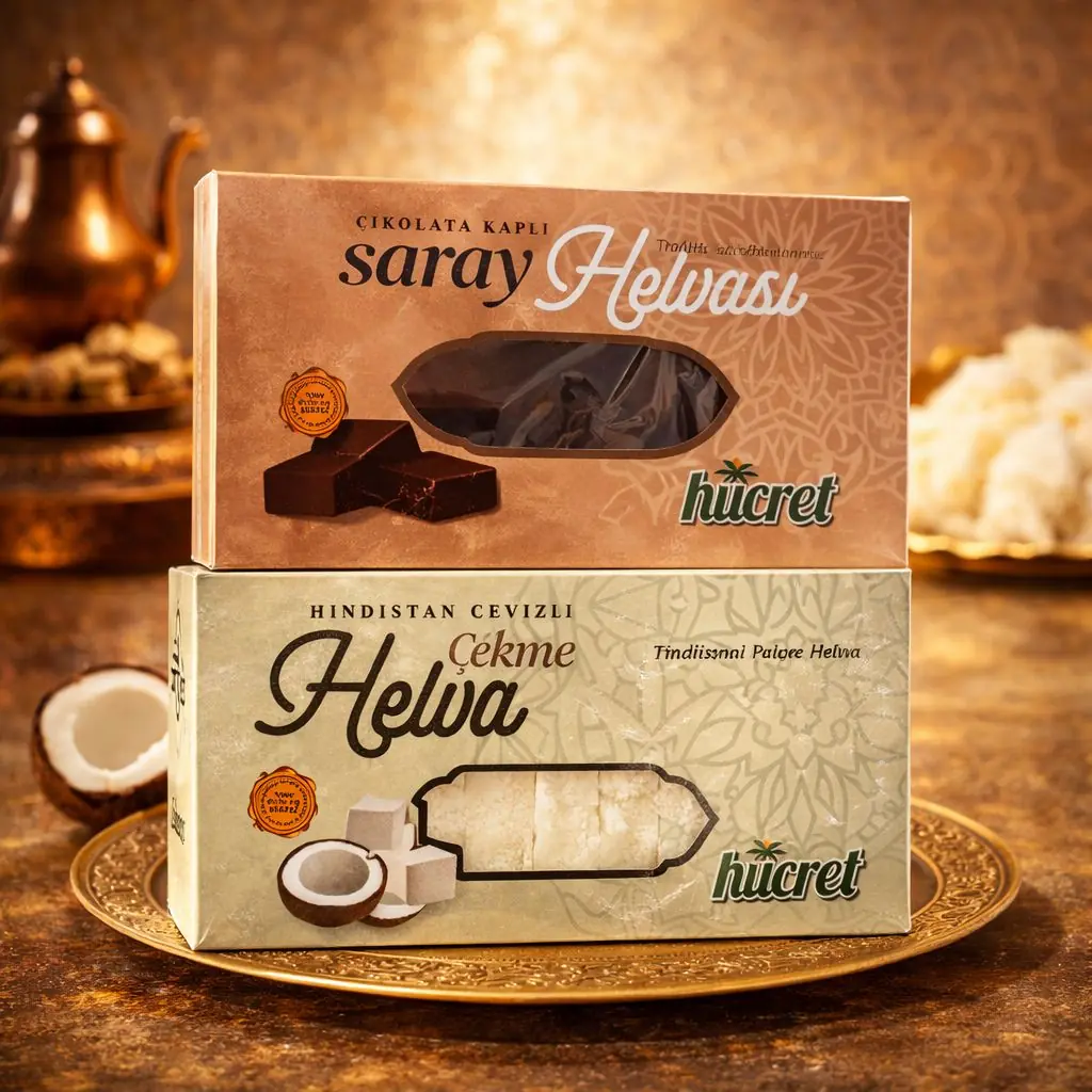 Chocolate Palace Halva and Coconut Pulled Halva