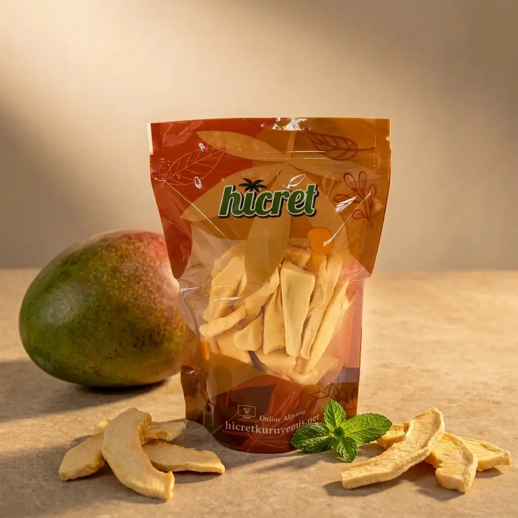 Dondurularak Kurutulmuş Doğal Mango Kurusu