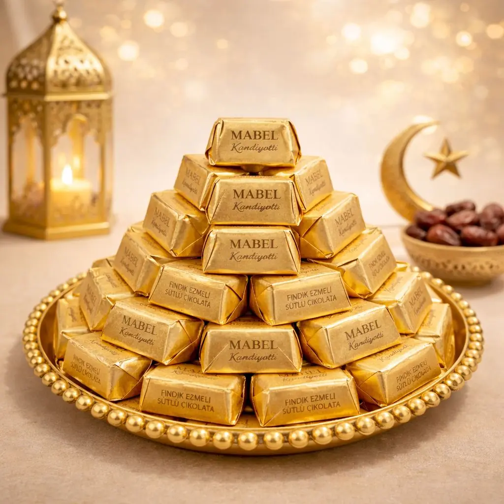 Mabel Kandiyotti Sütlü / Fındık Ezmeli Çikolata 500 Gr