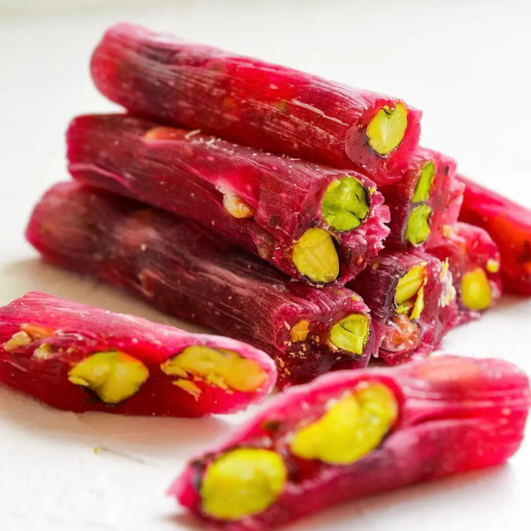 Pomegranate & Pistachio Roll Turkish Delight