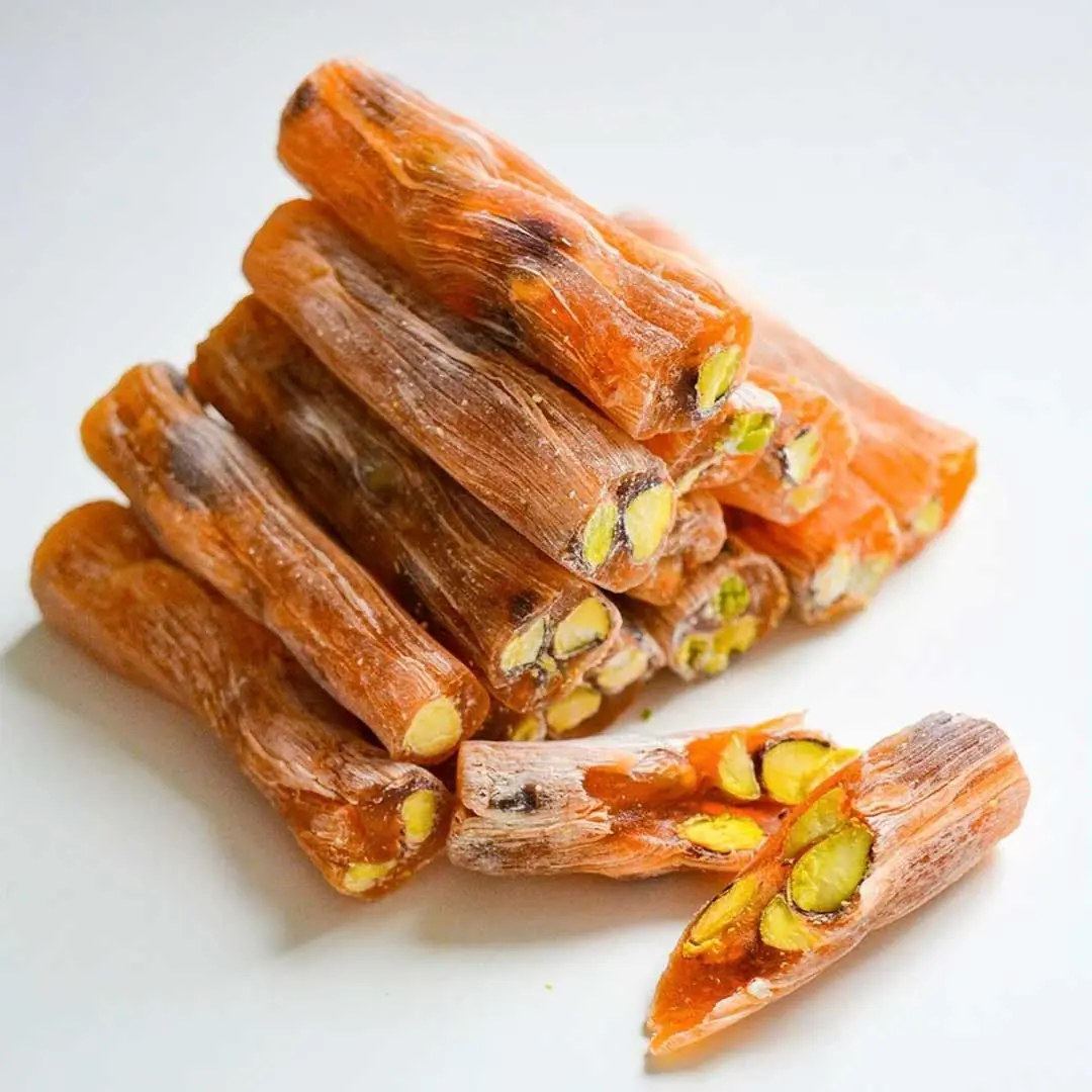 Orange & Pistachio Roll Turkish Delight
