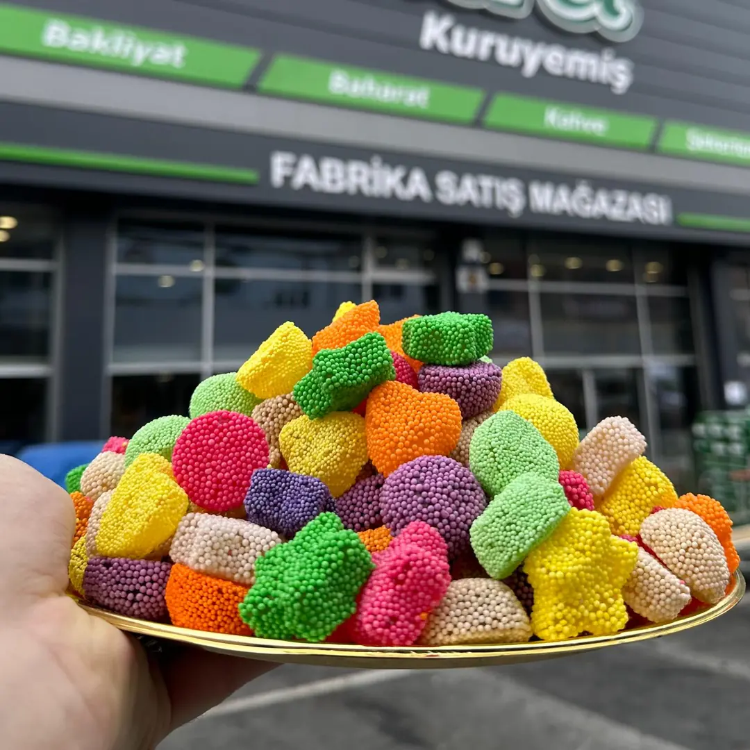 Colorful Fruit Jelly Turkish Delight